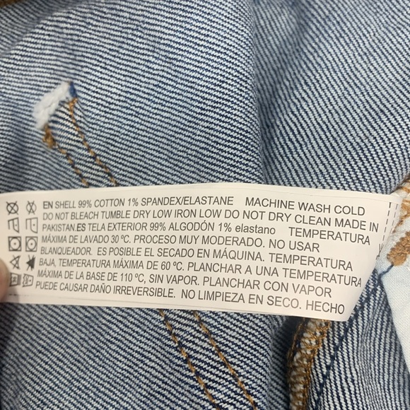 New Forever 21 dark blue denim jeans Curved Straight mid rise curvy fit - Picture 7 of 7